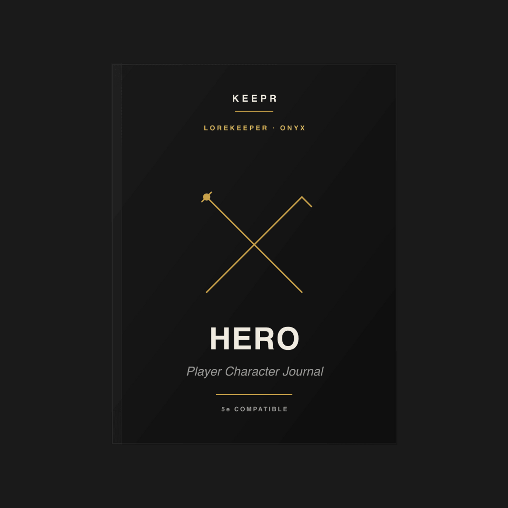 Lorekeeper Hero — Onyx colorway cover