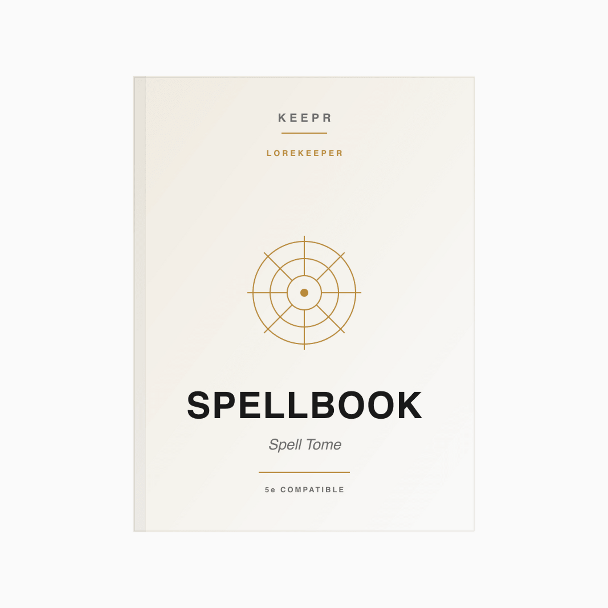 DnD Spellbook Hardcover 5e Spell Tome — cover