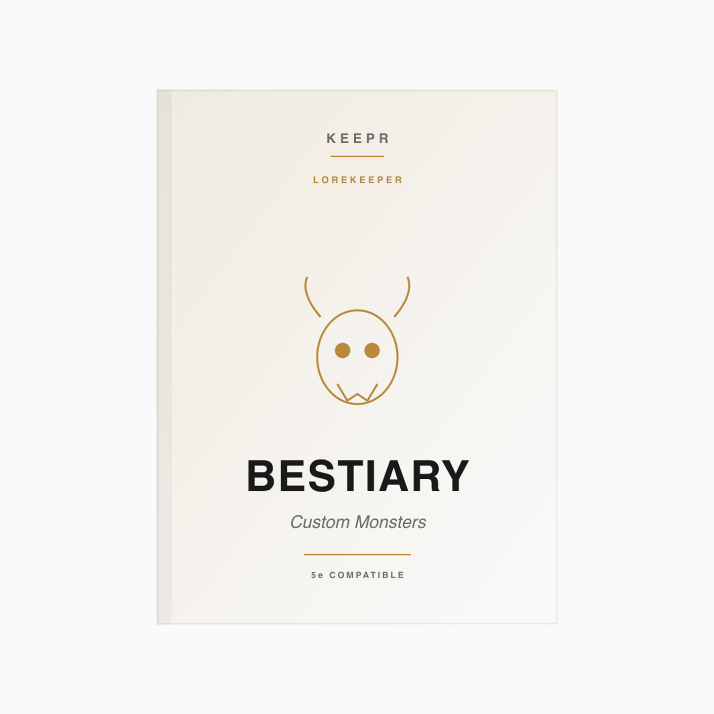 Lorekeeper Bestiary — cover