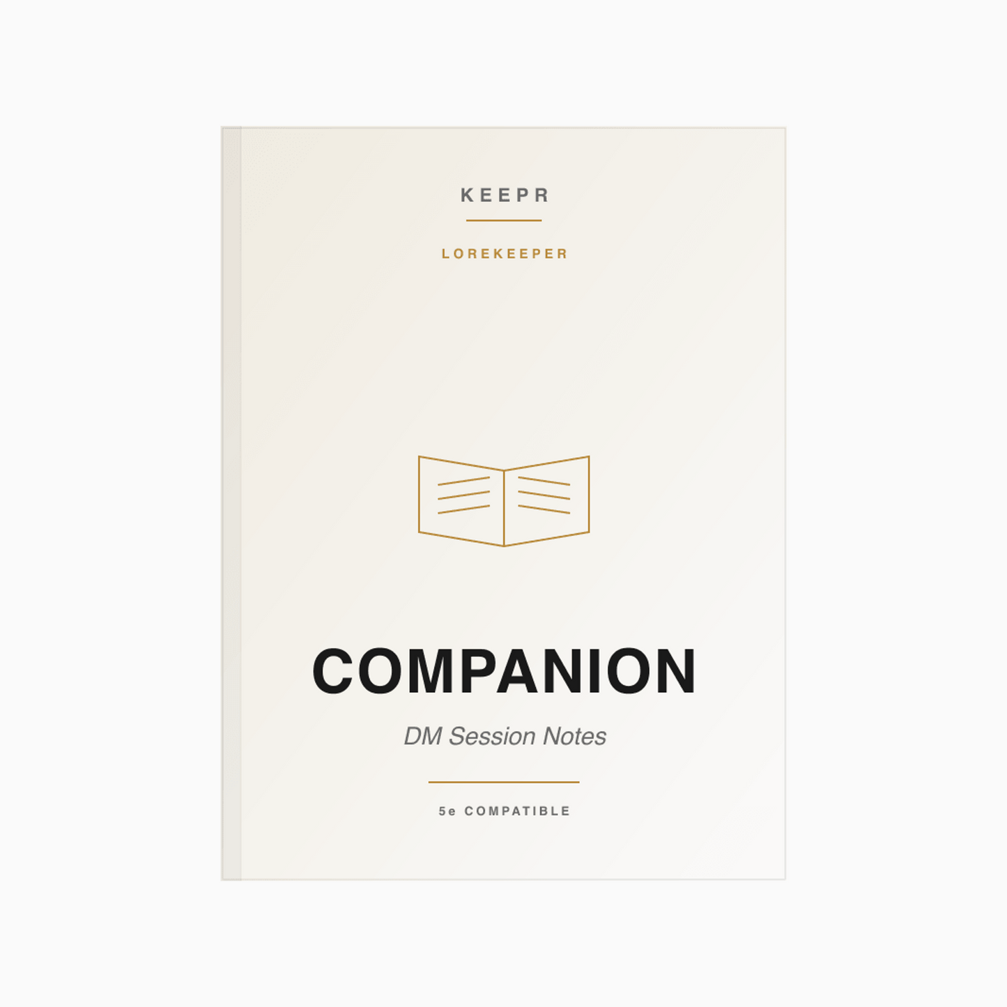 Lorekeeper Companion Session Notes — cover