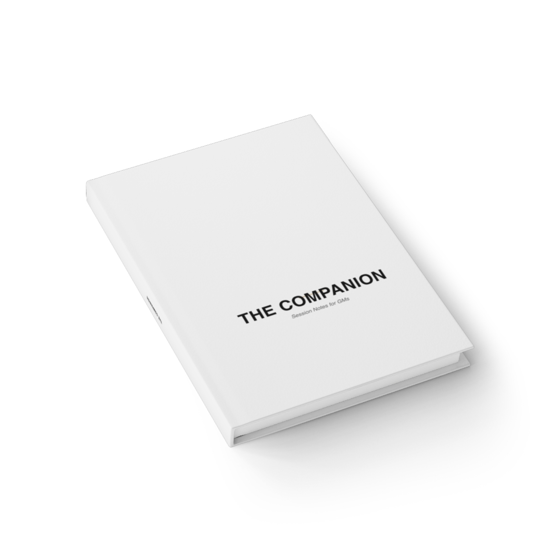 Lorekeeper Companion Session Notes — closed 3D mockup