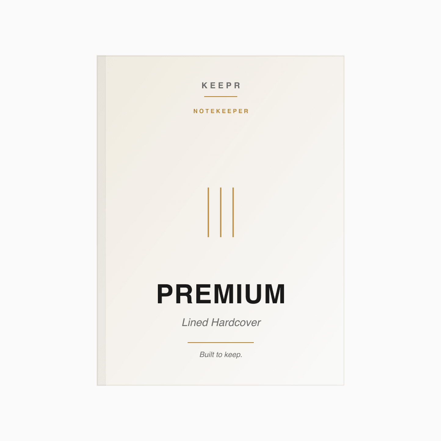 Premium Lined Hardcover Journal — cover